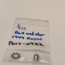 Royal Quiet Deluxe Typewriter 1/4 Inch Ball And Star 1949 FREE SHIPPING thumbnail