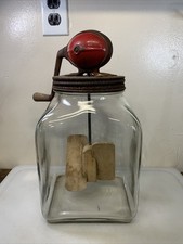 dazey red football butter churn 80