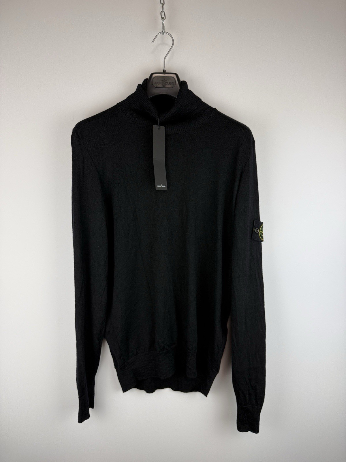 Black Stone Island Turtleneck Sweater (Brand New With Tags)