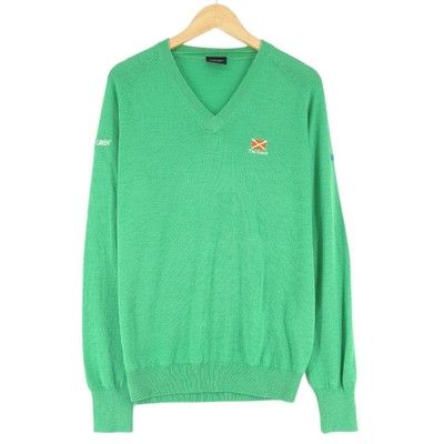 Galvin Green Herren Pullover Wollmischung Grün Ki2 Größe L