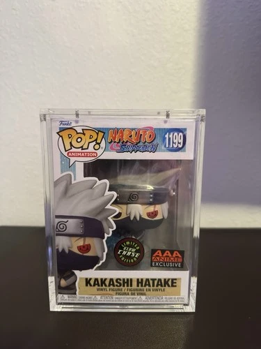 Funko Pop! Naruto Shippuden Kakashi Hatake #1199 Chase Glow AAA Exclusive Armor