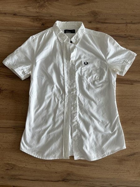 Women Fred Perry Shirt White 36 / S / 44