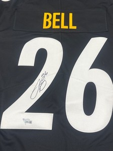 Leveon Bell Signed Authentic Jersey Steelers NFL Autograph Auto Fanatics Tags 