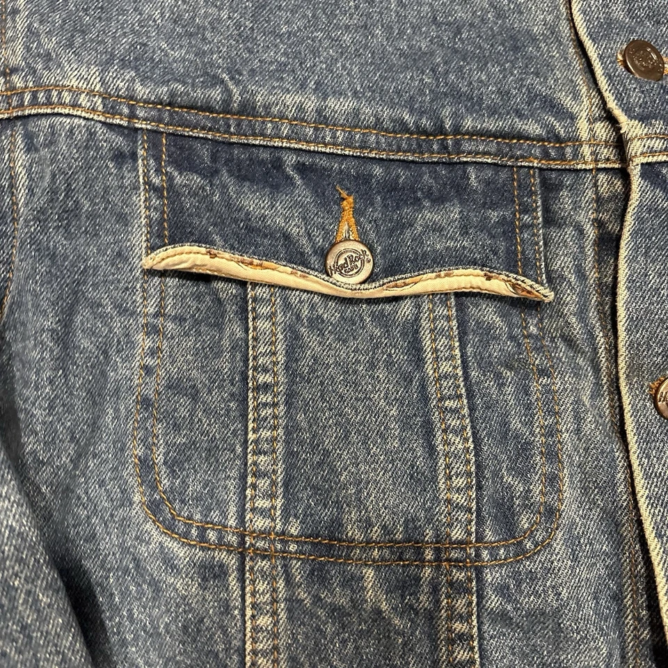 Chaqueta vaquera vintage años 90 Hard Rock Café Singapur bordada XL Foto 4 de 4