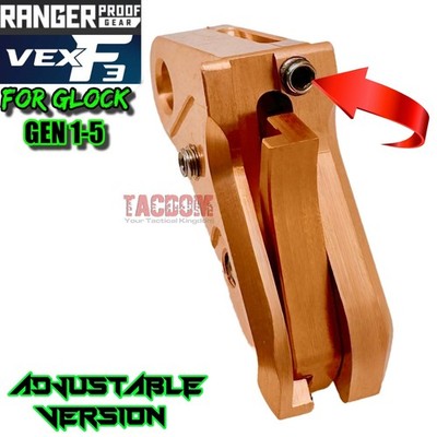 RANGER PROOF w/ Johnny GL0CK VEX F3 ADJUSTABLE TRIGGER COPPER 17
