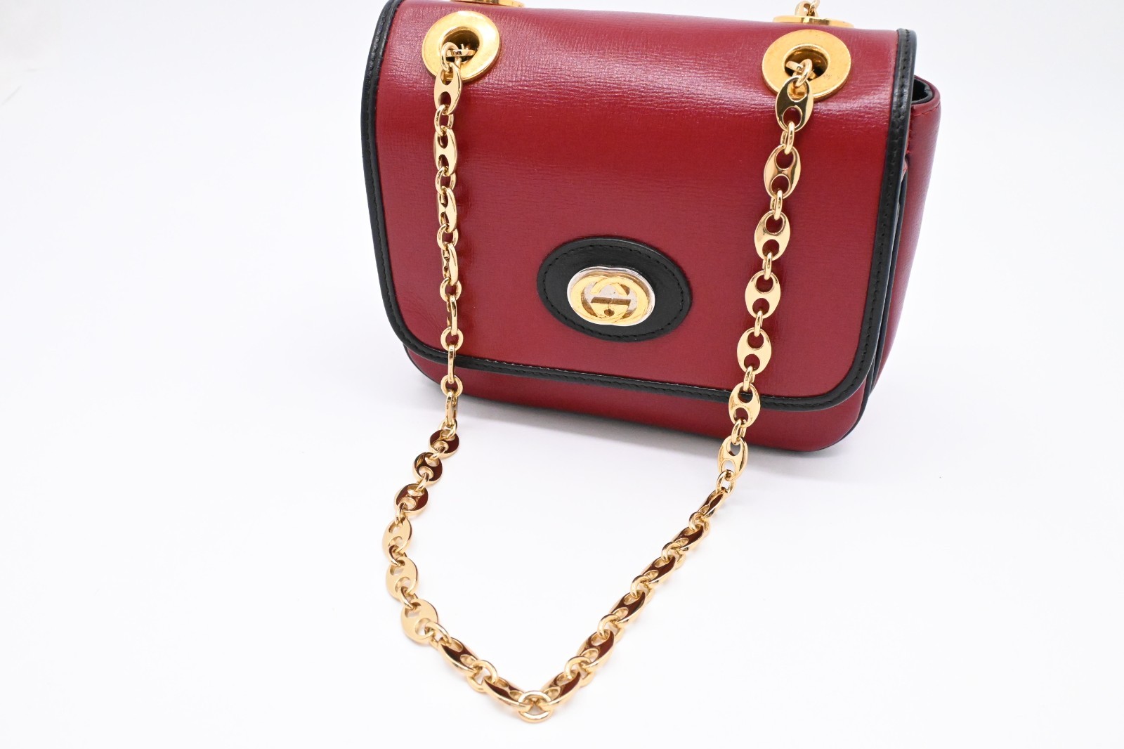 Authentic GUCCI Interlocking Chain Shoulder Bag R… - image 12