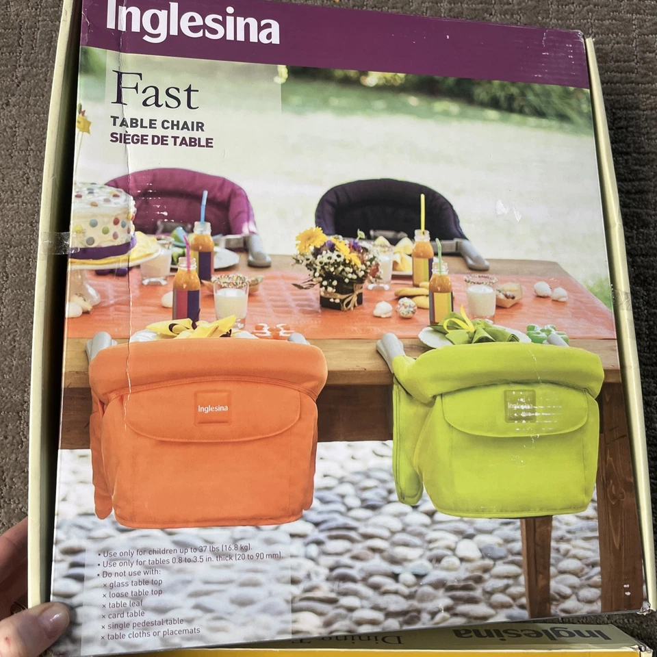 Inglesina Fast Table Chair Cream Pottery Barn Kids Dining Tray Plus New - Image 2 of 4