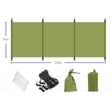 Perfecto para camping y picnic accesorios cortavientos para protección contra llamas