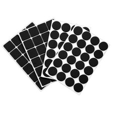 Anti Rutsch Pads Möbelunterlage Gummi selbstklebend 96 Stück schwarz