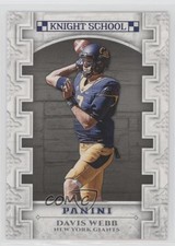 2017 Panini Knight School Davis Webb #KNS-DW 0c6