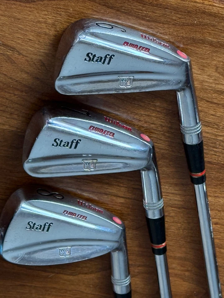 Juego de hierros Wilson Staff Fluid Feel 3-SW RH Dynamic Gold Stiff Foto 4 de 4