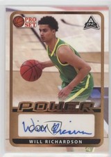 2021-22 Leaf Pro Set Power Base Auto Will Richardson #BA-WR1 Auto 0zu6