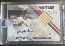 Jason Varitek Topps 2024 MLB Series Two Auto Bat Relic 28/50 