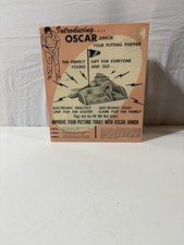 Vintage Oscar Jr Electronic Putting Partner Golf Ball Return Model JR-100 Tested