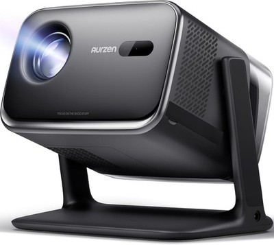 Aurzen BOOM mini Google TV Netflix 4K Movie Projector Dolby Bluetooth 5G WiFi US