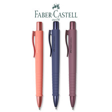 Faber Castell Kugelschreiber Coral Dusk Bordeaux XB Großraummine Dokumentenecht