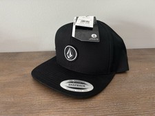 Volcom Hat Snapback Black Adjustable Quarter ...