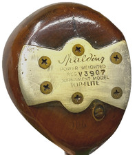 Spalding Power Weighted Tournament Model V3907 Top Flite Persimmon Driver SWEET