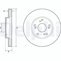 2X Bremsscheibe Vorderachse FüR Honda Civic X Stufenheck SchräGheck XI