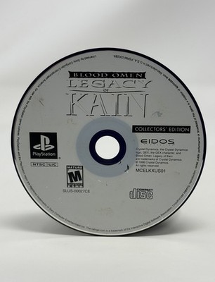 Blood Omen Legacy of Kain PS1 PlayStation 1 Pristine Disc Only Authentic Tested