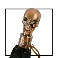 High Quality Skull Umbrella Punk Gentleman Travel Windproof Sunny and Rainy Umbr