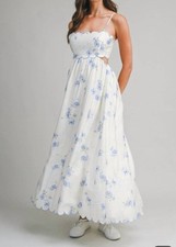 Mable Heirloom Bloom Maxi Dress White