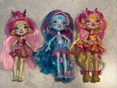 Magic Mixies Pixlings Doll Lot Of 3 Marena, Deerlee, Flitta