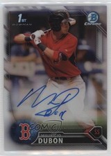 2016 Bowman Chrome Prospect Refractor 313/499 Mauricio Dubon #CPA-MD Auto ok2