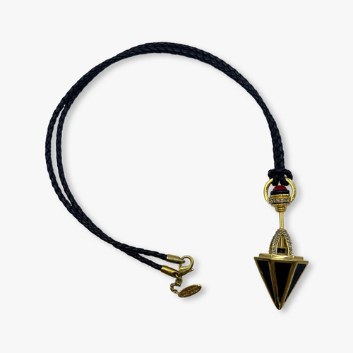 Roberto Cavalli Gold, and Black Necklace
