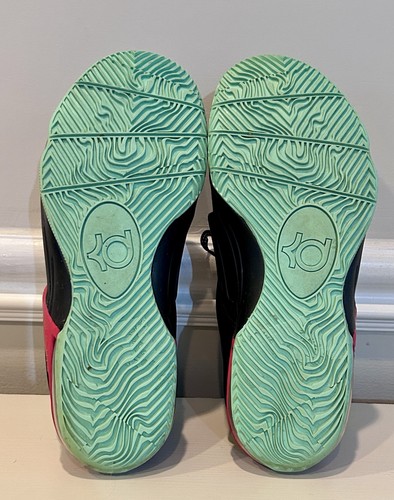 Nike Air Zoom KD 7 Shoes Bad Apple Youth Boys Size 5.5 Kevin Durant 669942-600 - Afbeelding 9 van 10