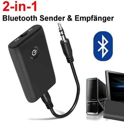 Bluetooth 5.0 Musik Stereo Sender Receiver Audio Transmitter Adapter Empfänger