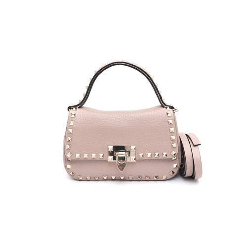 Valentino Small Rockstud Top Handle Tote Bag and Shoulder Bag 71098564 156553356