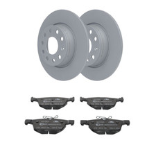 ATE BREMSSCHEIBEN + BREMSBELÄGE HINTEN für VW GOLF 7 TOURAN 5T AUDI A3 LEON