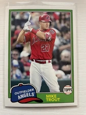 2018 Topps Archives Mike Trout #299 Los Angeles Angels