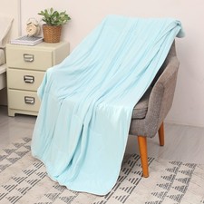 Summer Cooling Blanket, Small Lightweight for Hot Sleepers, Soft Throw for Ni...