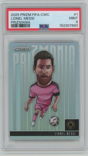 PSA 9 2025 Prizm FIFA Lionel Messi Prizmania SSP CASE HIT