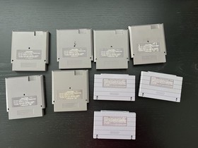 Nintendo NES SNES Lot of 9 Games: Mario Bros 2 & 3, Donkey Kong, Mega Man X