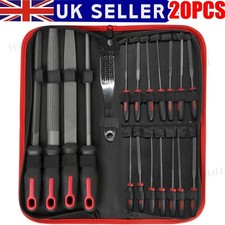 20 PCS Metal Hand & Needle File Tool Set Large & Fine Micro Steel Files Engineer