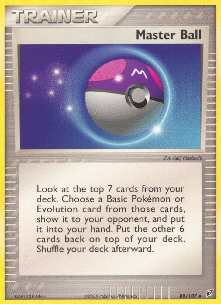 2005 Pokemon: Deoxys - Master Ball (#88/107, Uncommon, Moderately Played)