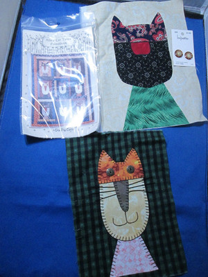Alley Cat Tales Primitives Quilt Pattern - DA PO CATS - with blocks