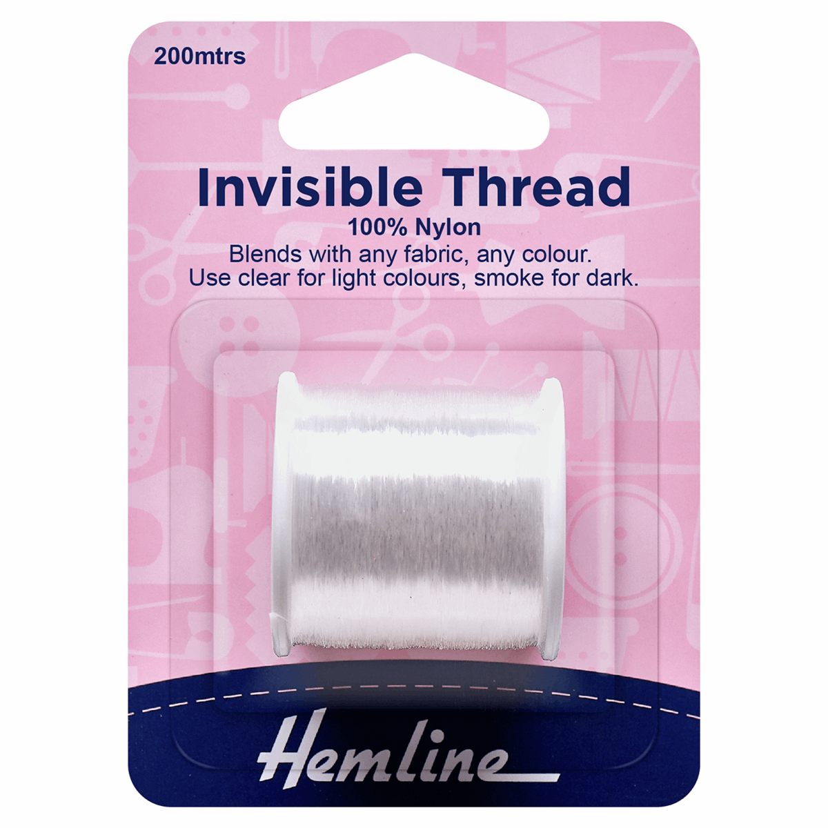 Hemline Invisible Thread: Clear - 200m