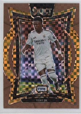 2024 Select FIFA Terrace Bronze Checker Prizm 26/75 Vinicius Junior Vini Jr 1q7