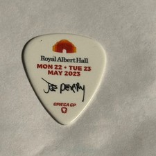 Joe Perry Jeff Beck (RIP) Tribute Guitar Pick 5/22-23/2023 Royal Albert Hall