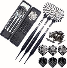 Soft Tip Darts Set for Electronic Dart Board 22g Plastic Tip Darts Se...