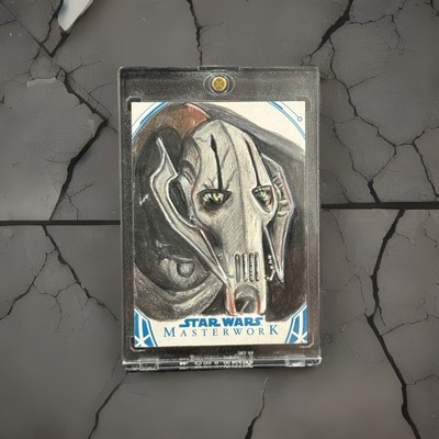 2018 Topps Masterwork Star Wars General Grievous 1/1 Sketch By Carolyn Craggs