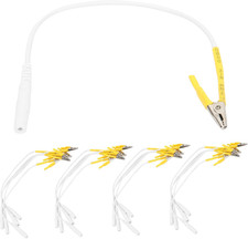 20Pcs TENS Wire Cable Clip - Electrode Leadd Wires with Alligator Clips for TEN