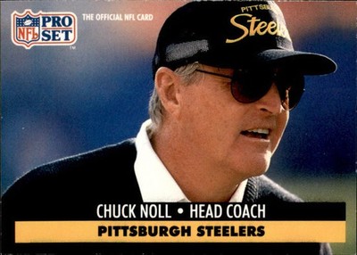1991 NFL Pro Set Chuck Noll #279 (6025)