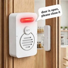 Voice Door Alarm Wireless Magnetic Sensor Adj...