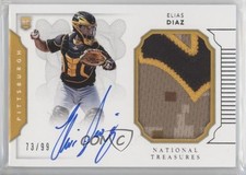 2016 National Treasures Rookie Materials Signatures 73/99 Elias Diaz Auto 0g4