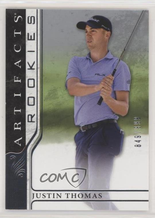 2021 Upper Deck Artifacts Rookies 849/999 Justin Thomas #80 Rookie RC 1vk6